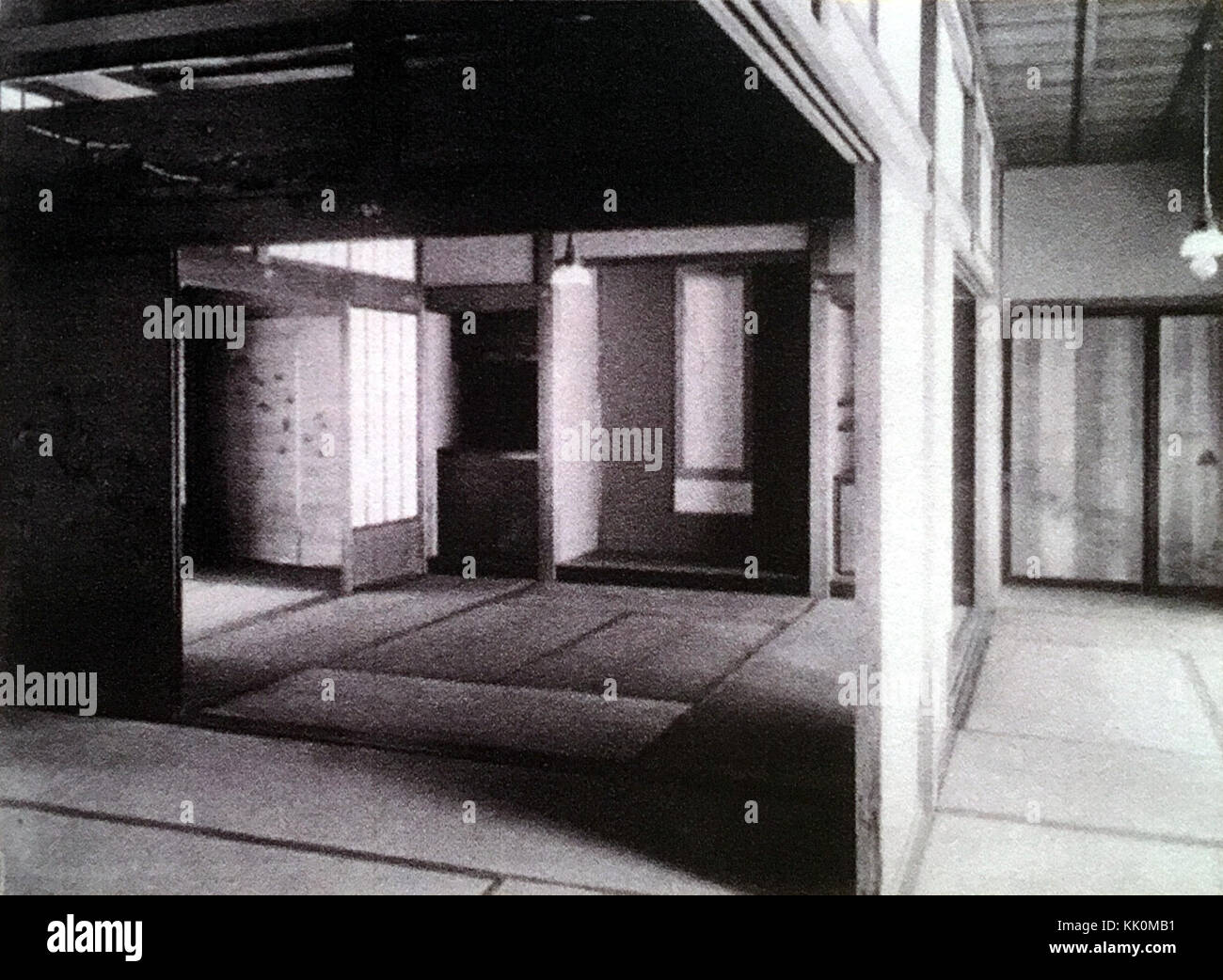 Eine historische Residenz der Tokugawa-Familie in Ozone, Nagoya. Die Tokugawa-Familie spielte eine wichtige Rolle in der japanischen Geschichte, insbesondere während der Edo-Zeit. Die Residenz spiegelt traditionelle japanische Architektur und Kultur wider. Stockfoto