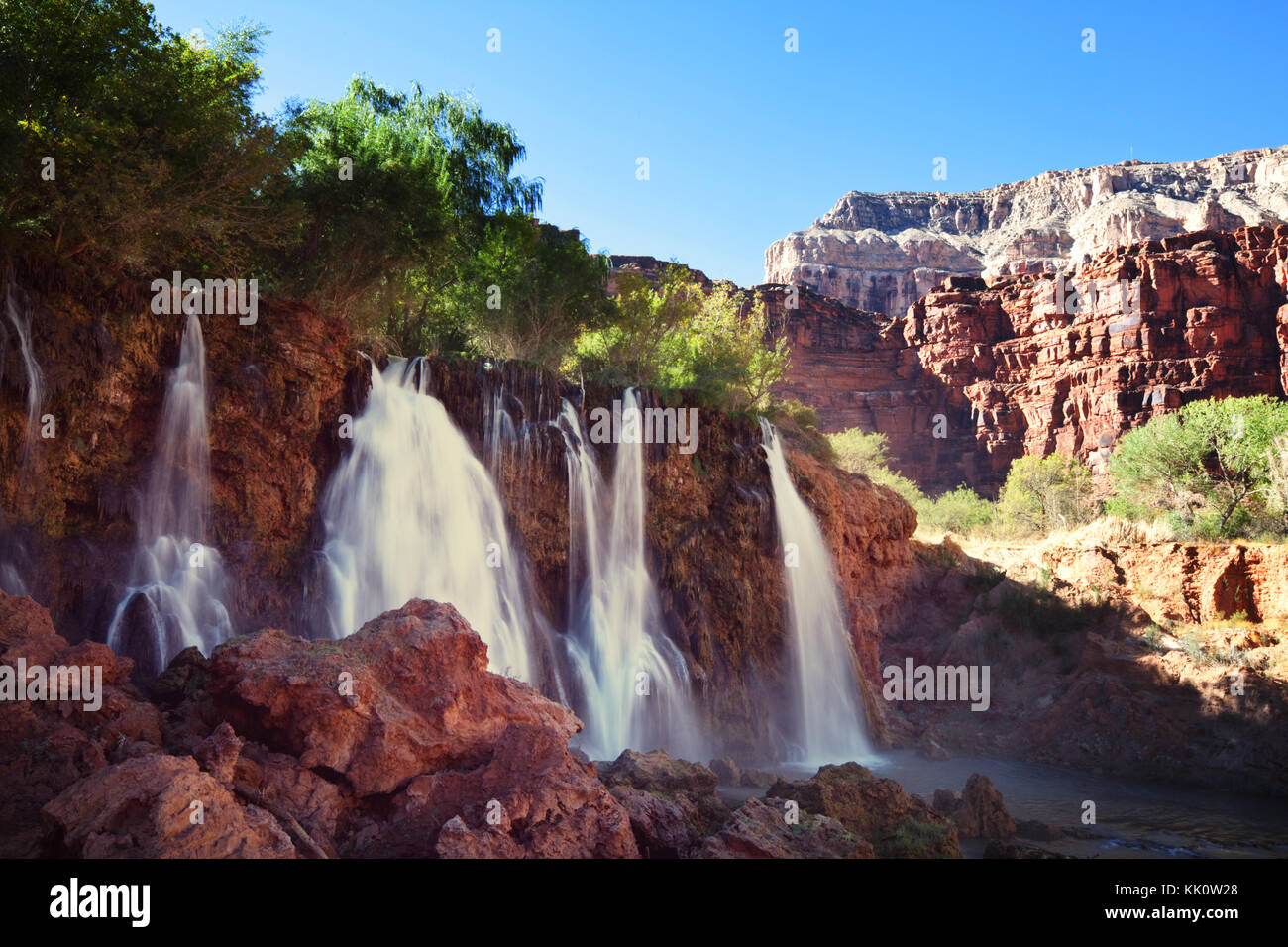 Havasu Fluss Stockfoto