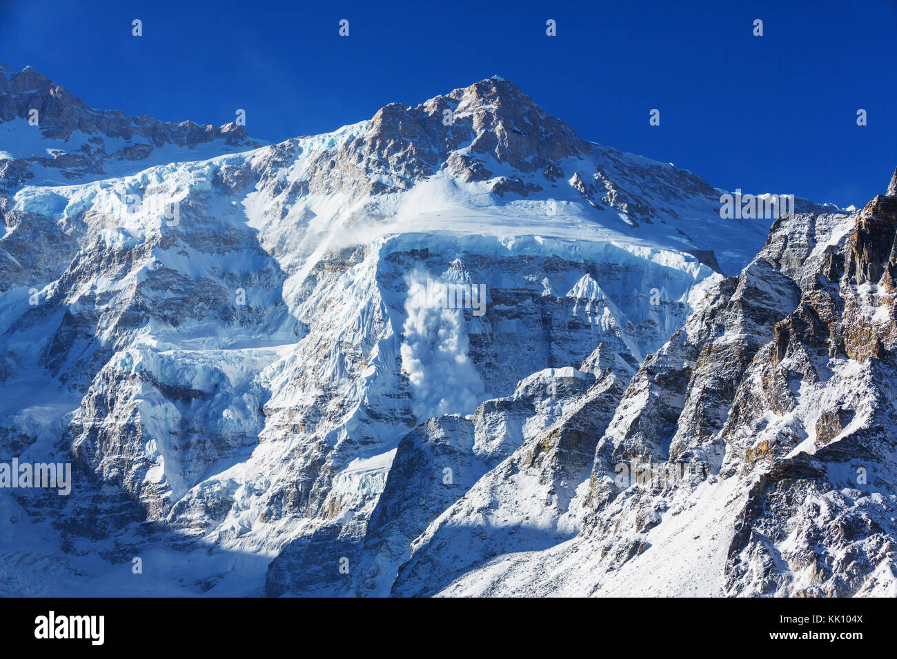 Malerische Aussicht Auf Die Berge Kanchenjunga Region Himalaya Nepal Stockfotografie Alamy