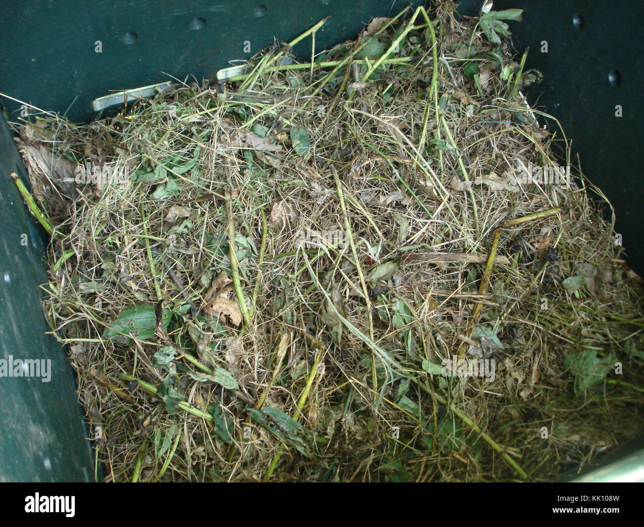 Kompost-Haufen Stockfoto