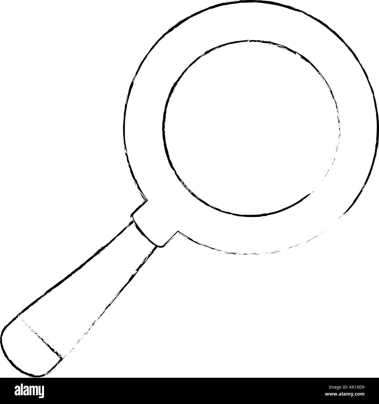 Suche-Lupen-Symbol Stock Vektor