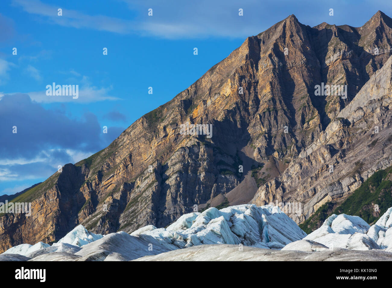 See am kennicott Glacier, wrangell - St. Elias National Park, Alaska Stockfoto