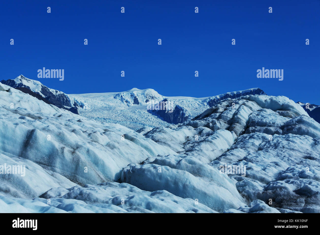 See am kennicott Glacier, wrangell - St. Elias National Park, Alaska Stockfoto