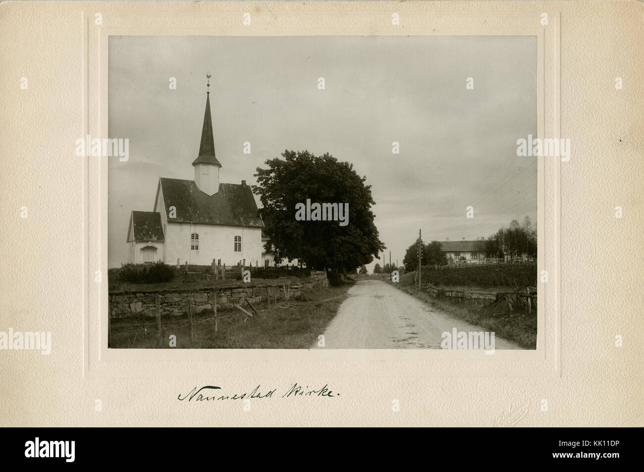 Nannestad Kirke, Akershus Riksantikvaren T 043 01 0147 Stockfoto