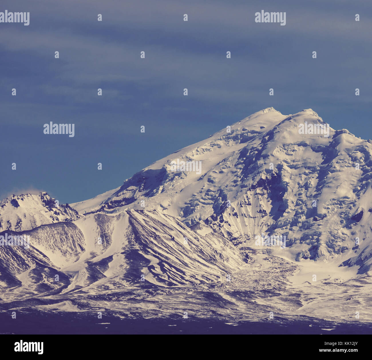 Berge in Wrangell - St. Elias National Park, Alaska Stockfoto