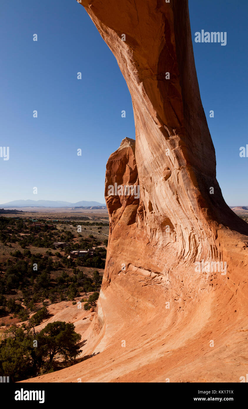 Wilson arch in der Nähe von canyonlands in Utah, USA Stockfoto