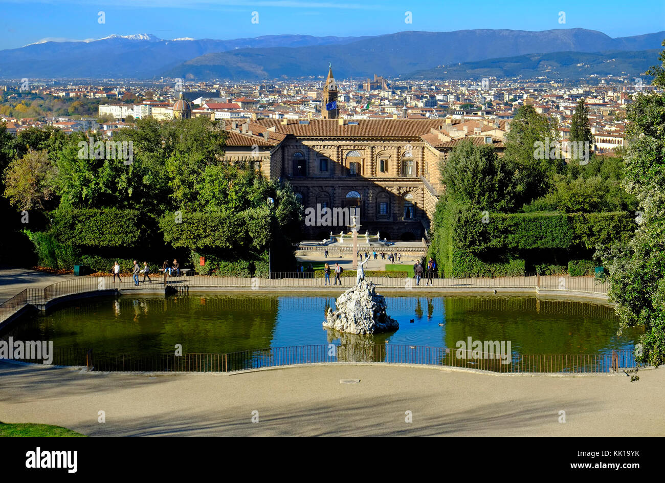 Palazzo Pitti, Florenz, Italien Stockfoto