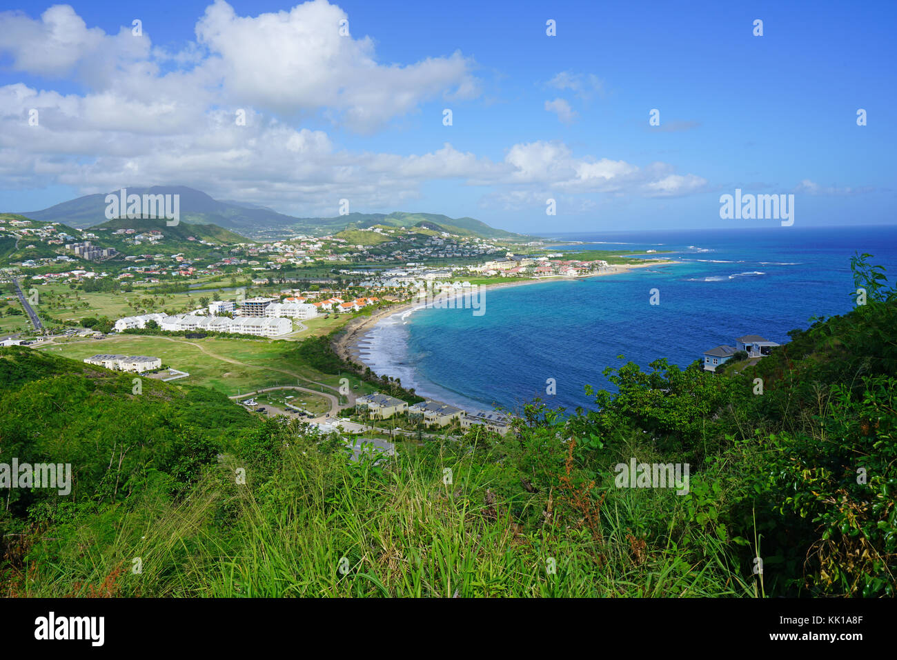 Frigate Bay Beach in St. Kitts, St. Kitts und Nevis Stockfoto