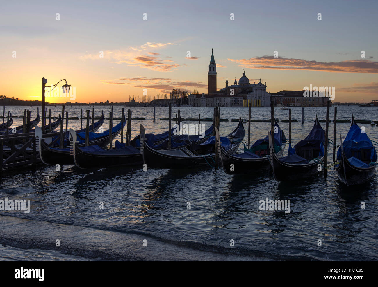 Venedig, San Giorgio Maggiore, sunrise Stockfoto