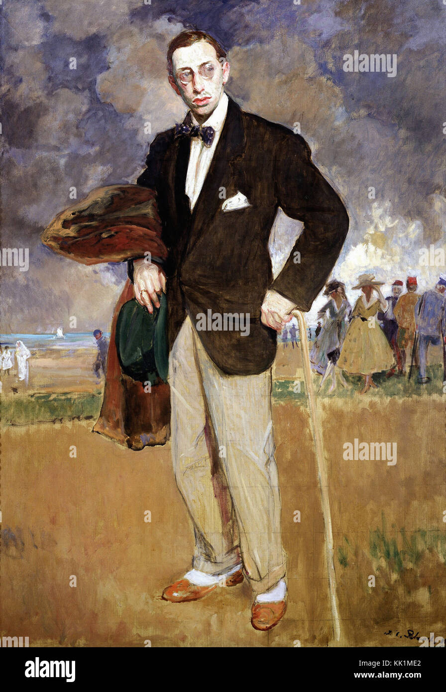 Jacques-Emile Blanche - Porträt des Komponisten Igor Strawinsky 1915 Stockfoto