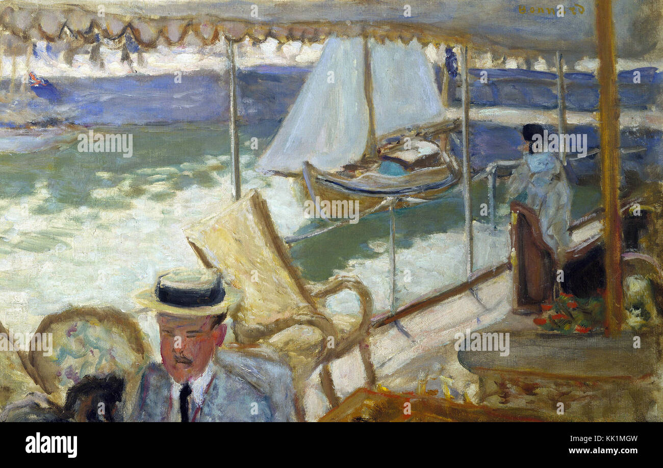 Pierre Bonnard-en Yacht 1912 Stockfoto