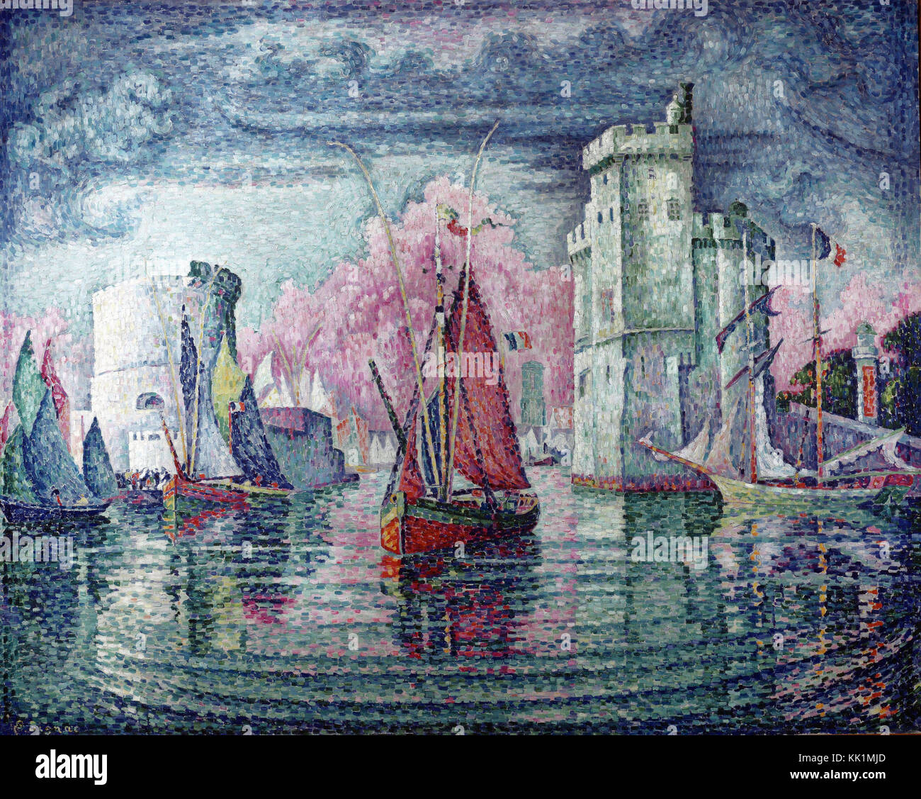 Paul Signac - Der Hafen von La Rochelle - 1921 Stockfoto
