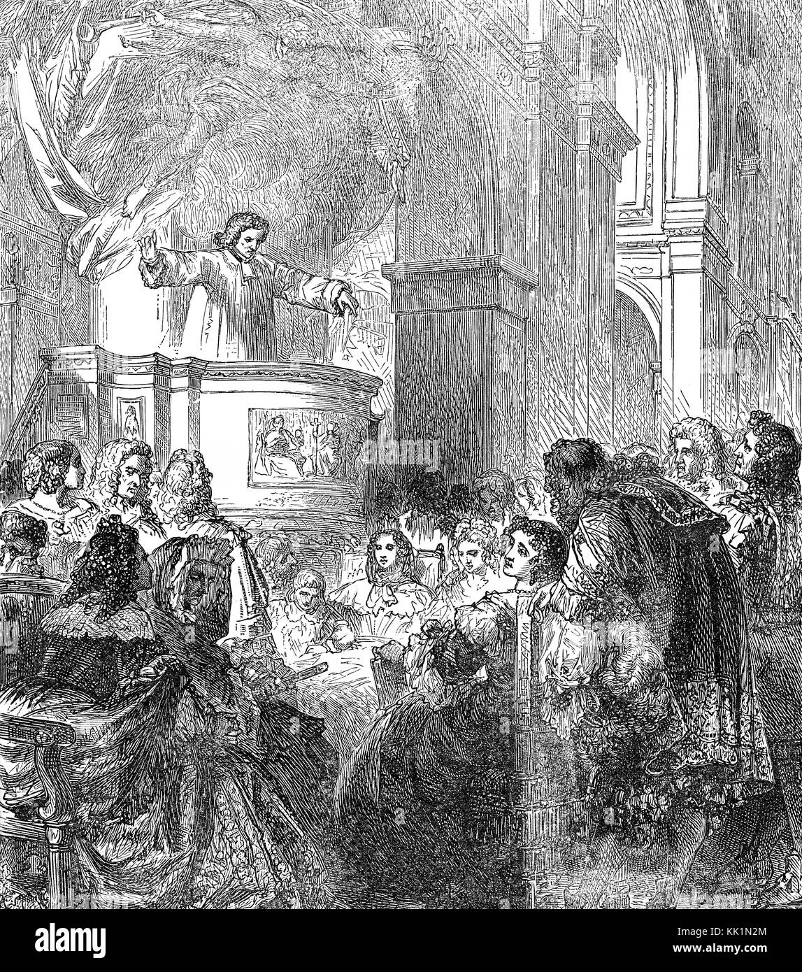 François de Salignac De La Mothe-Fénelon, 1651-1715, ein französischer Erzbischof und Schriftsteller Stockfoto