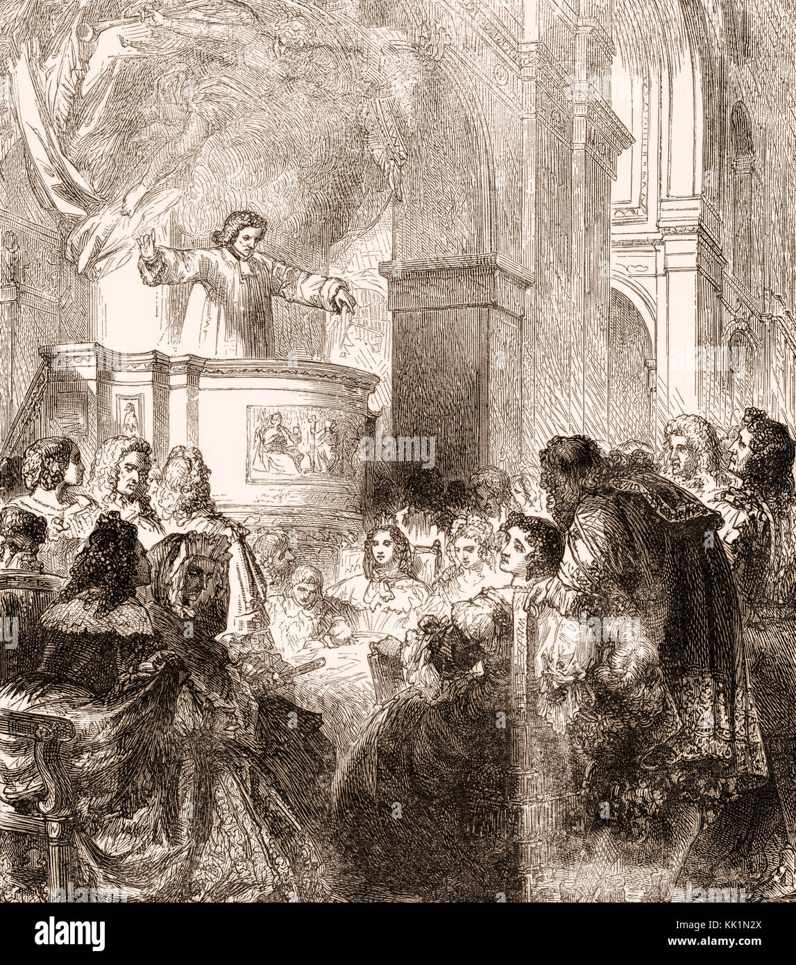 François de Salignac De La Mothe-Fénelon, 1651-1715, ein französischer Erzbischof und Schriftsteller Stockfoto