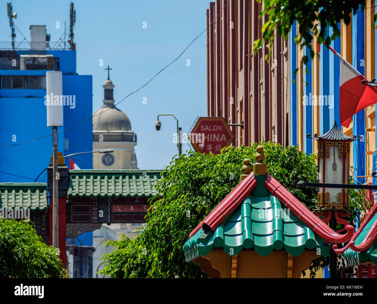 China Town, Lima, Peru Stockfoto