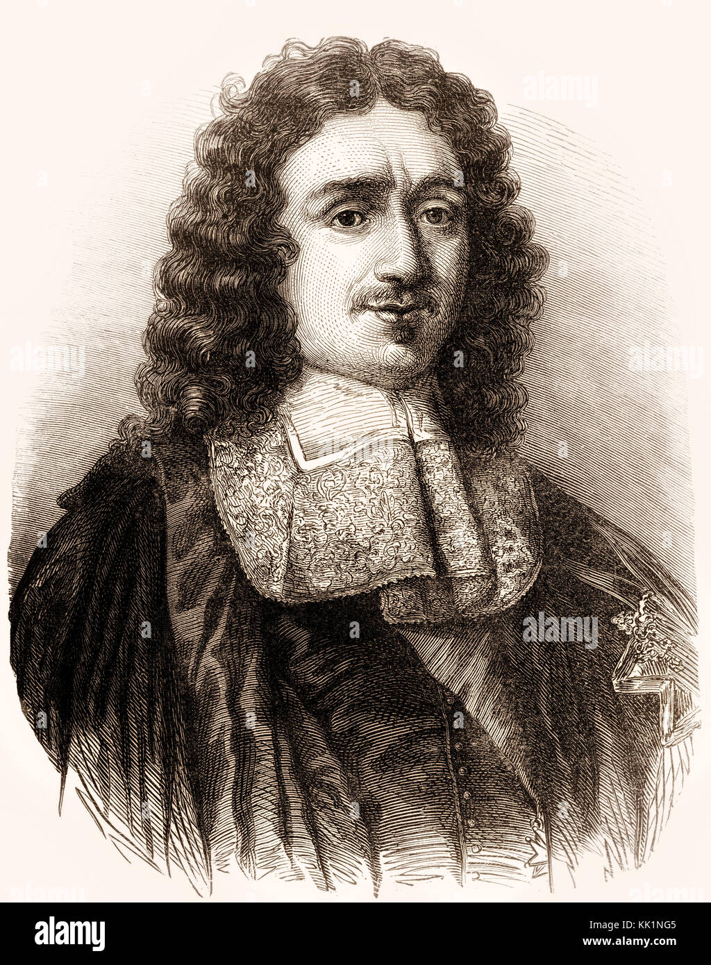 Jean-Baptiste Colbert, Marquis de Seignelay, 1619 - 1683, französischer Staatsmann und Finanzminister Stockfoto
