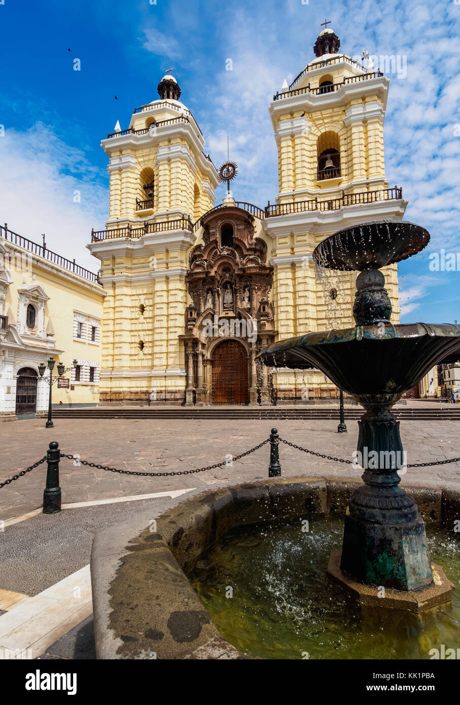 Kloster von San Francisco, Altstadt, Lima, Peru Stockfoto