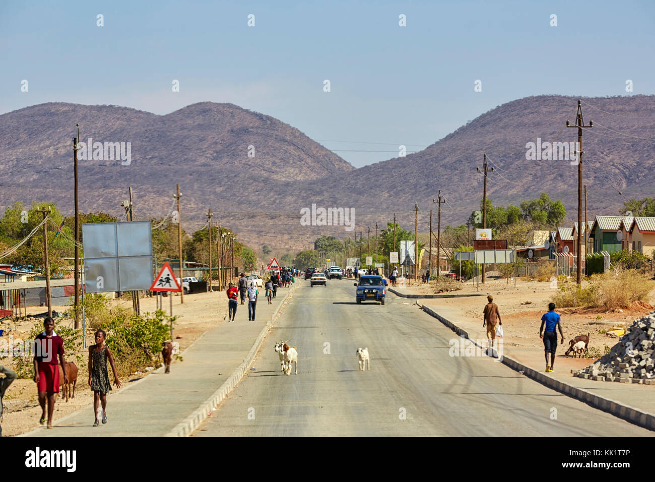 Opuwo, Kaokoveld, Namibia, Afrika Stockfoto