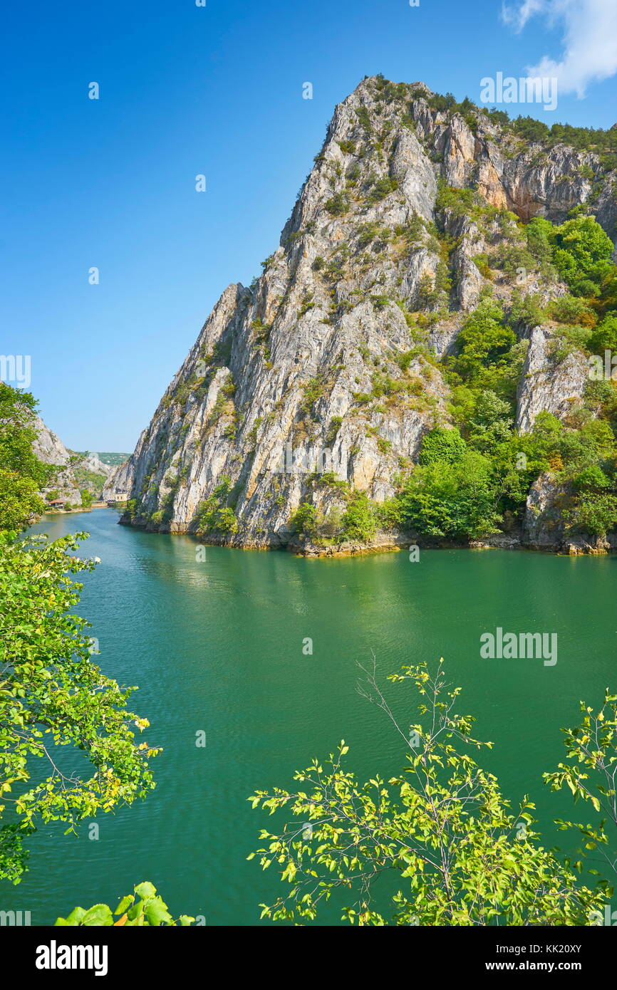 Matka Canyon, Mazedonien Stockfoto