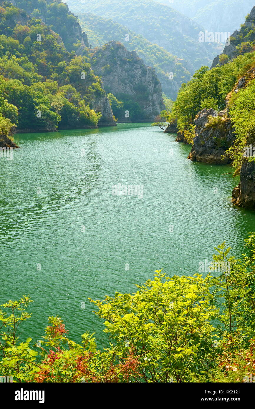 Matka Canyon, Mazedonien Stockfoto