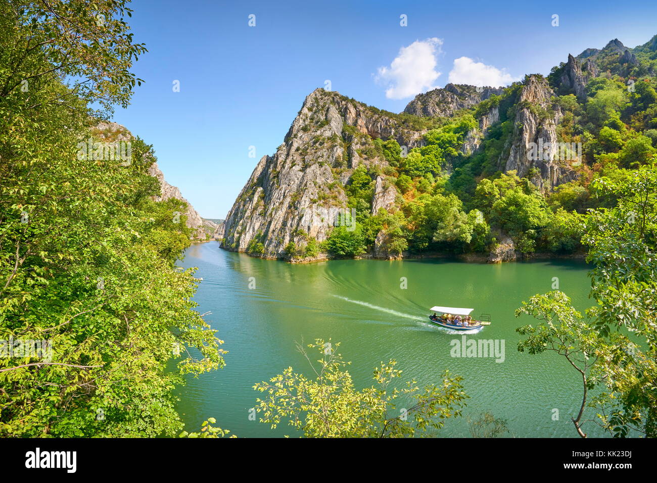Matka Canyon in der Nähe von Skopje, Mazedonien Stockfoto