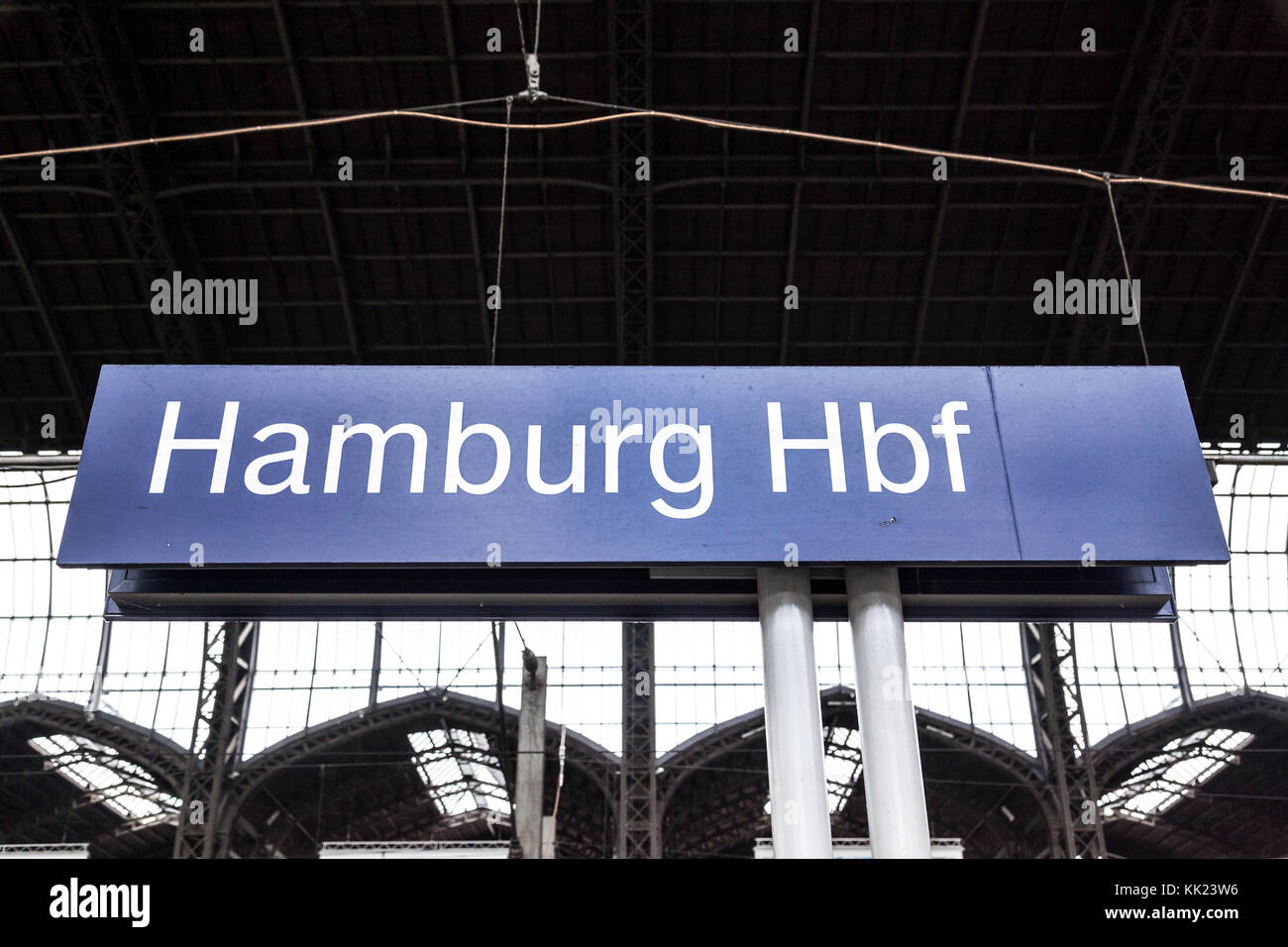 Hamburg Hauptbahnhof Stockfoto