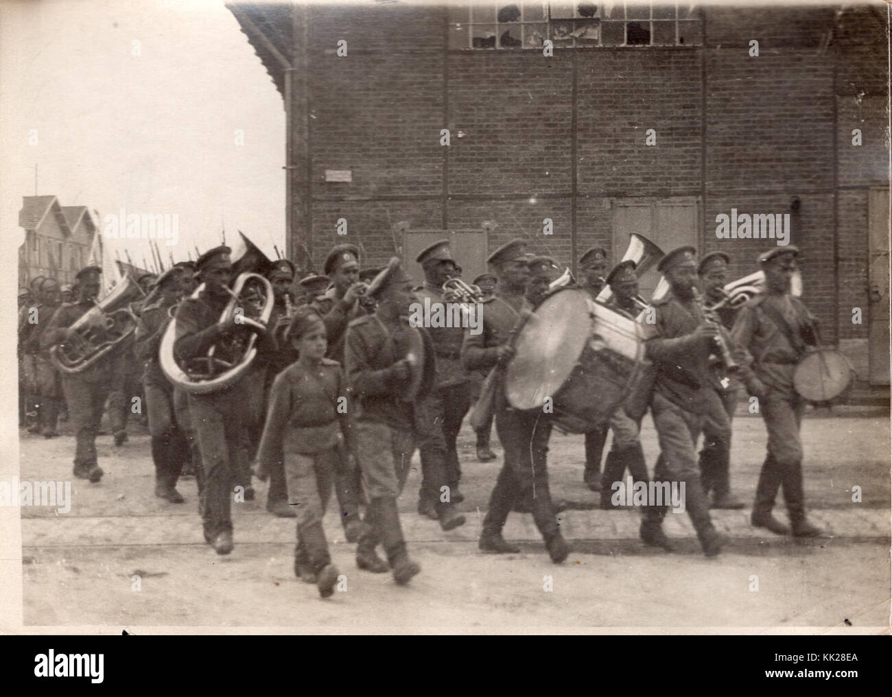 Verunreinigen vo Solun, Prva svetska vojna Stockfoto