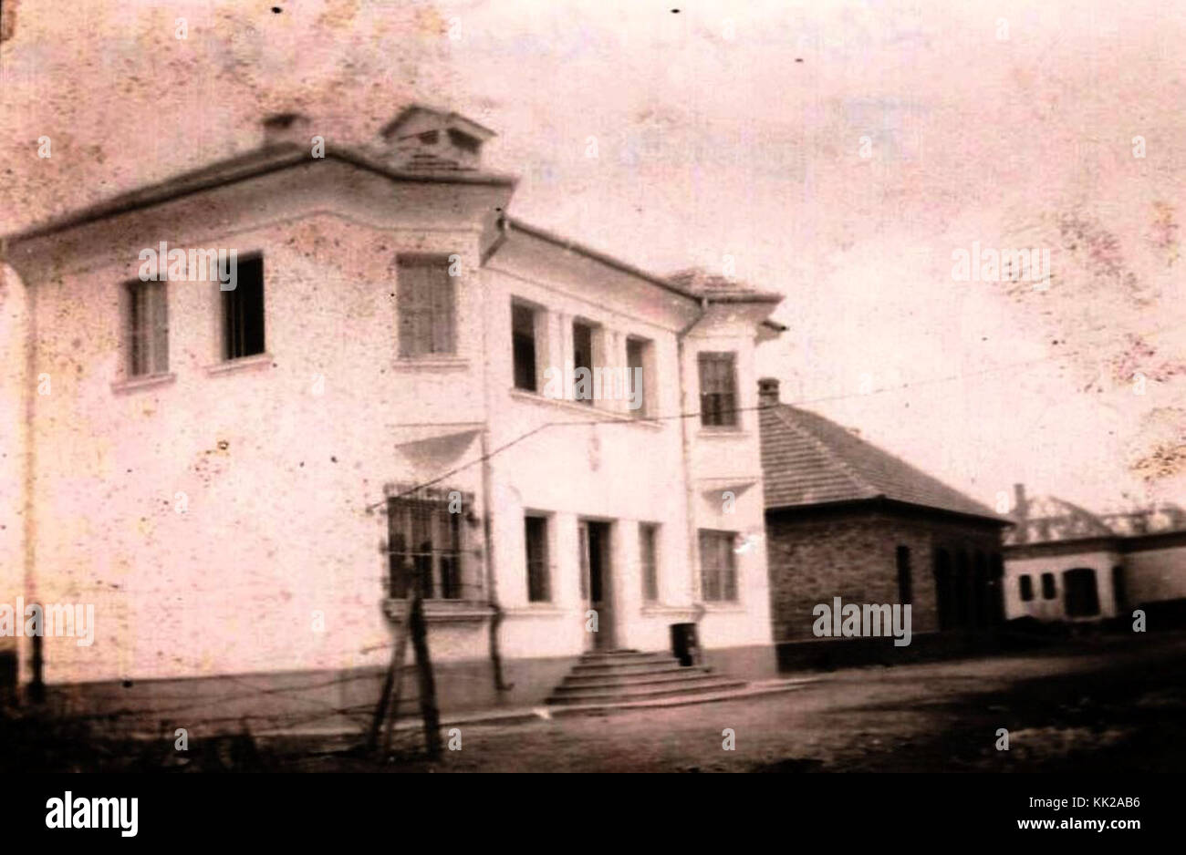 Demir Kapija, zgrada na Posta ich opstina, 1931 Stockfoto