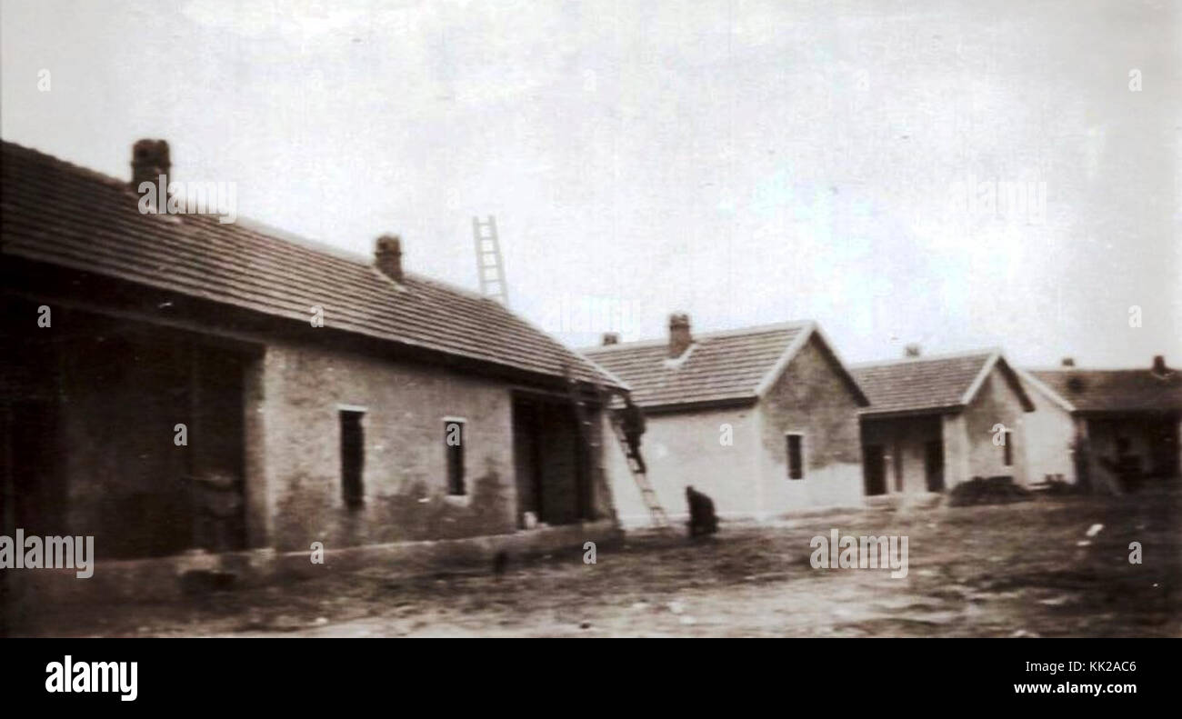 Demir Kapija, ulica so Novi Kuki, 1931 Stockfoto