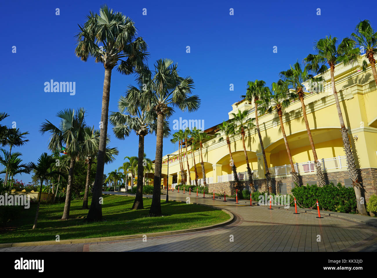 St. Kitts, St. Kitts und Nevis - St. Kitts Marriott Resort & The Royal Beach Casino in Frigate Bay, St. Kitts. Stockfoto