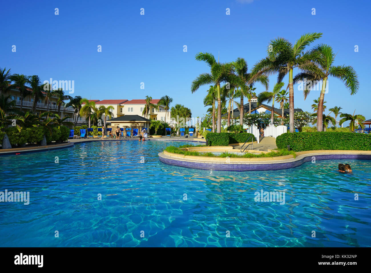 St. Kitts, St. Kitts und Nevis - St. Kitts Marriott Resort & The Royal Beach Casino in Frigate Bay, St. Kitts. Stockfoto