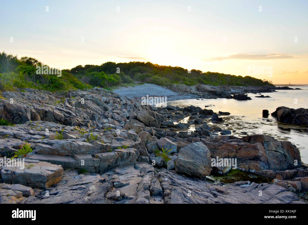 Cliffside Ozean Stockfoto