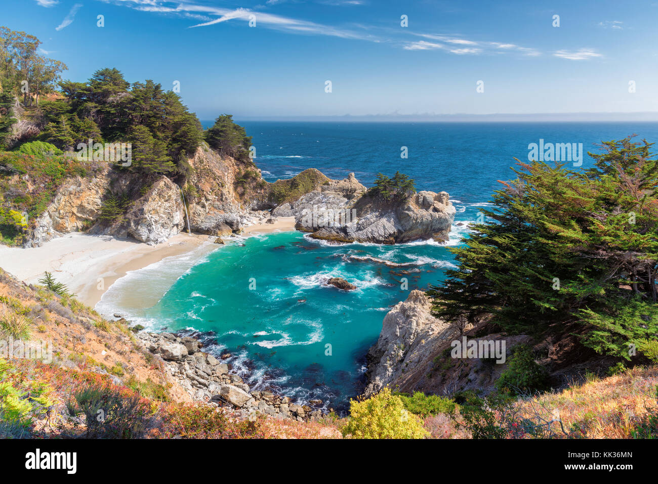 Pacific Ocean Beach in califirnia Stockfoto