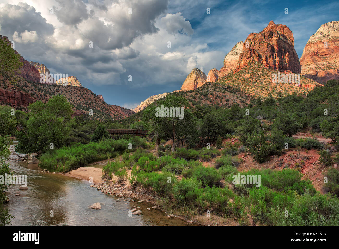 Zion Nationalpark Stockfoto