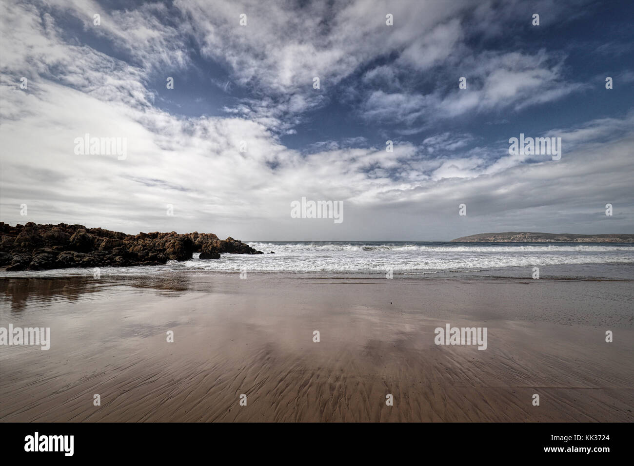 Strand in Plettenberg Bay, Garden Route, Südafrika Stockfoto