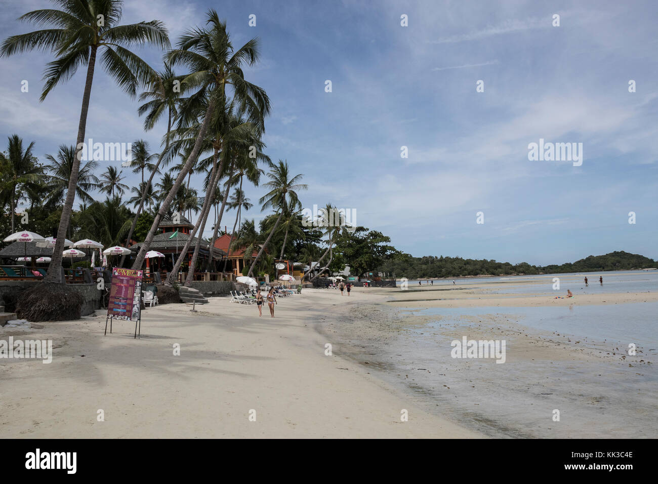 Chaweng Beach auf Koh Samui, Thailand, Asien Stockfoto