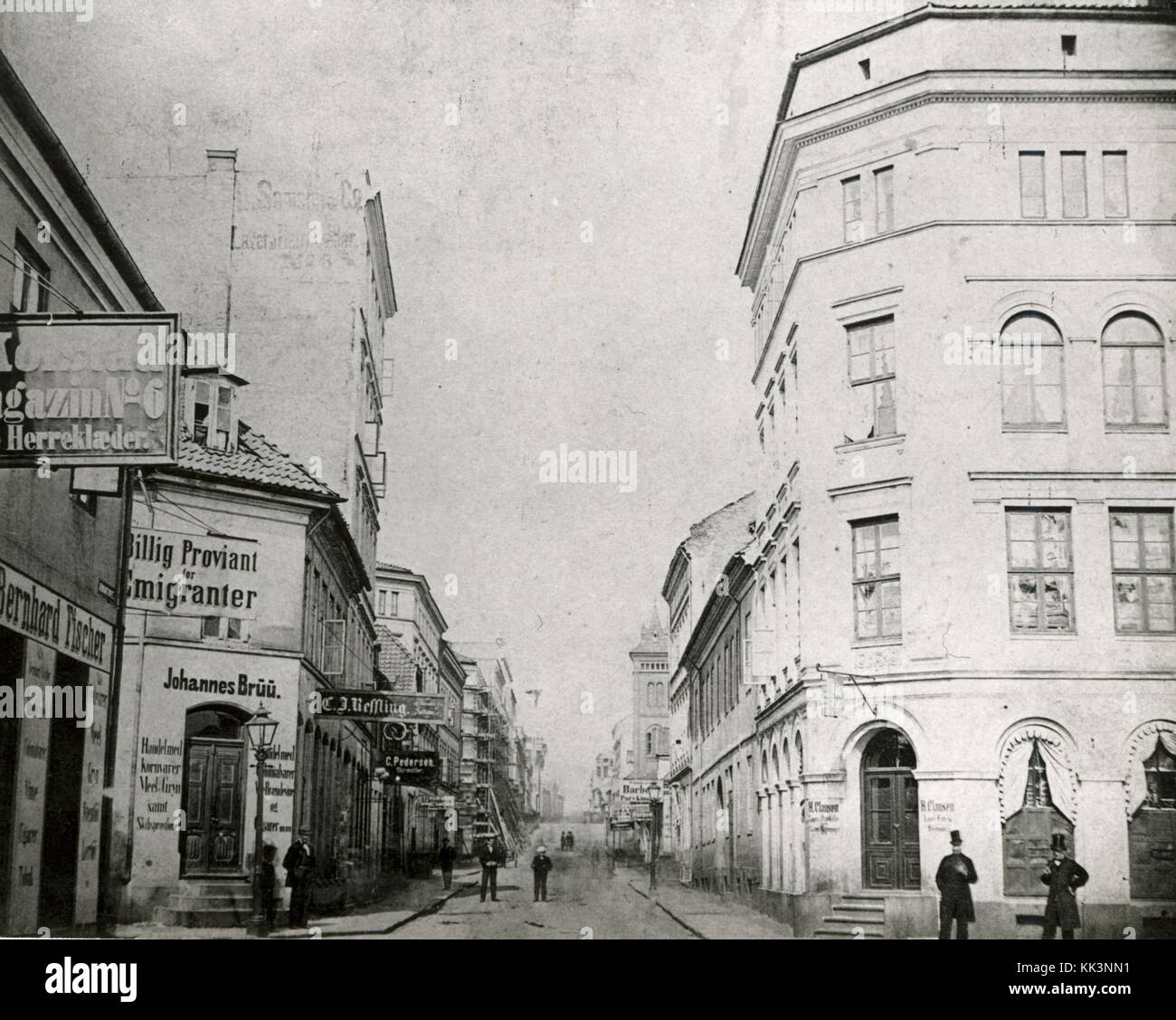 Die Karl Johans Gate, Oslo Riksantikvaren T 001 01 0632 Stockfoto