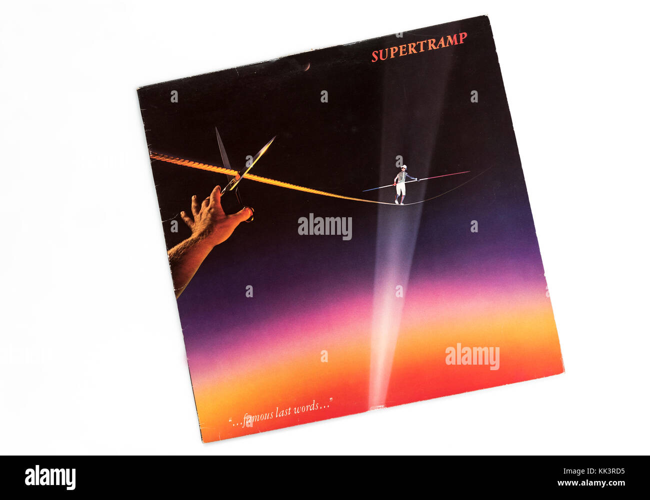 Supertramp, die Berühmten Letzten Worte, Album Cover, 1982 Stockfoto