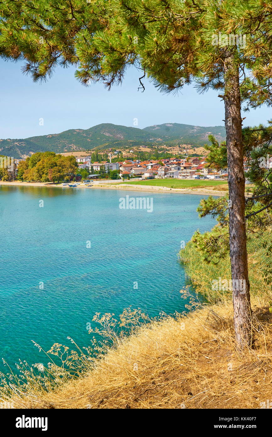 See von Ohrid, Mazedonien, Balkan Stockfoto