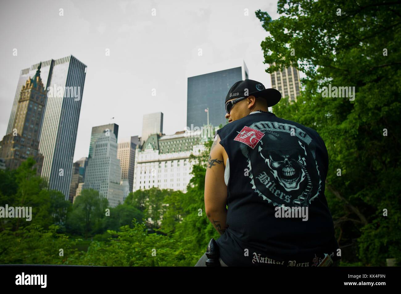 Porträts aus den Straßen VON NEW YORK - 26/05/2012 - - Porträts aus den Straßen VON NEW YORK - Central Park in der Dämmerung - Sylvain Leser / Le Pictorium Stockfoto