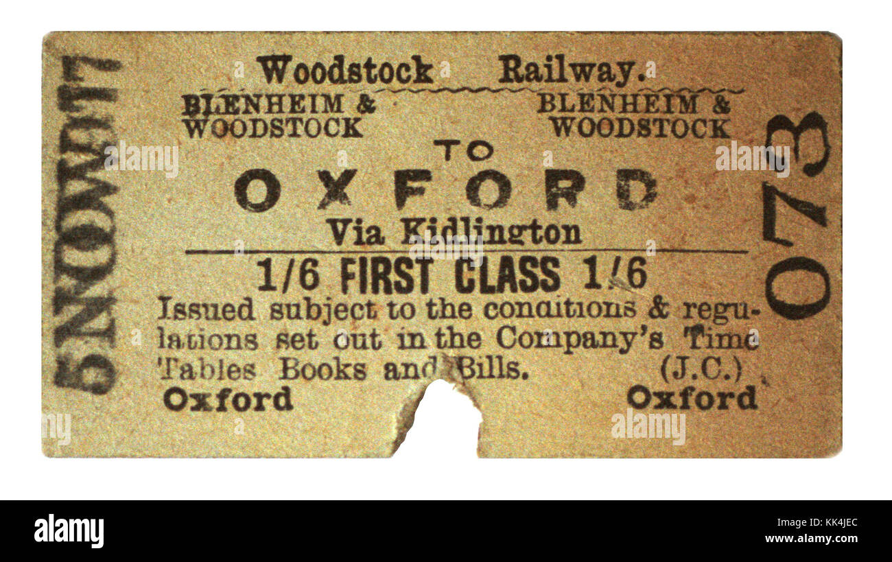 GWR Bahn Ticket für Öffnung des South Hams Linie Stockfoto