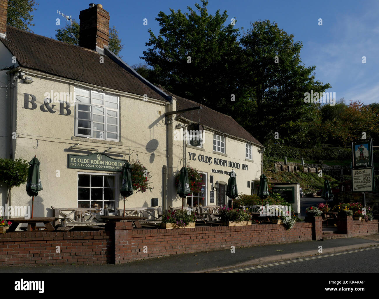 Ye Olde Robin Hood Inn, Waterloo Street, Ironbridge, Ironbridge Gorge, Shropshire, England, Großbritannien Stockfoto