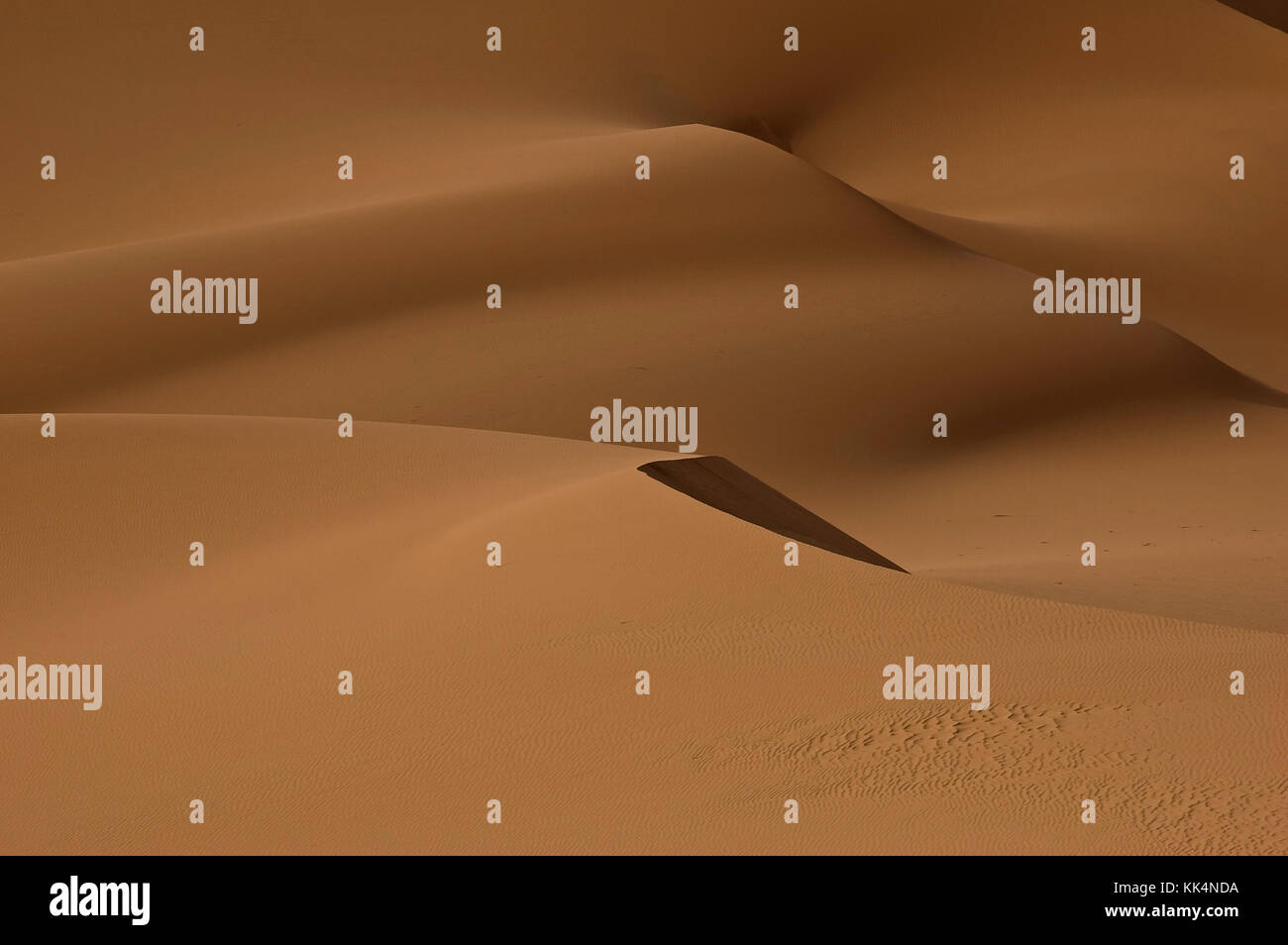 Die Dünen der libysche Sahara die Dünen der libysche Sahara Stockfoto