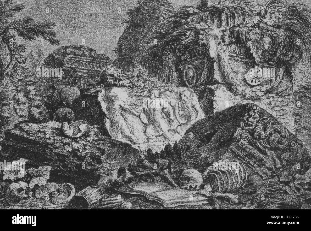 ARA antica, Italien, 1749. Aus der New York Public Library. Stockfoto