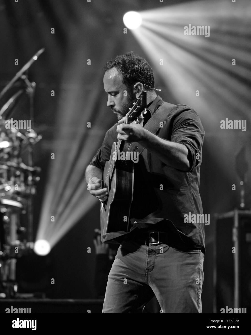 WEST PALM BEACH, FL - 29. JULI: (EMBARGO BIS 21.08.16) Dave Matthews von der Dave Matthews Band tritt am 29. Juli 2016 im Perfect Vodka Amphitheater in West Palm Beach Florida auf. Leute: Dave Matthews Stockfoto