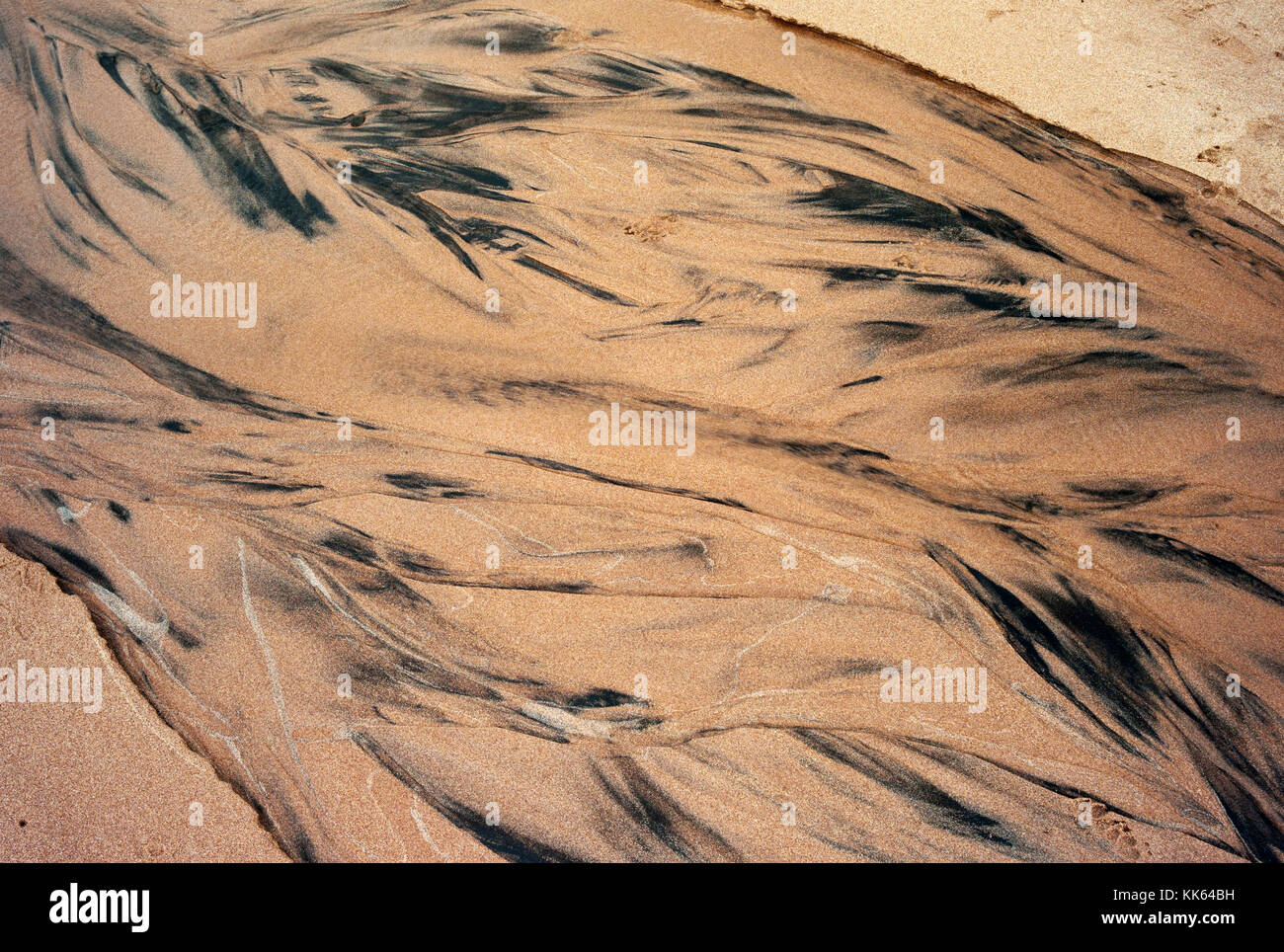 Muster in Sango Sands in der Nähe von Durness, Schottland Stockfoto