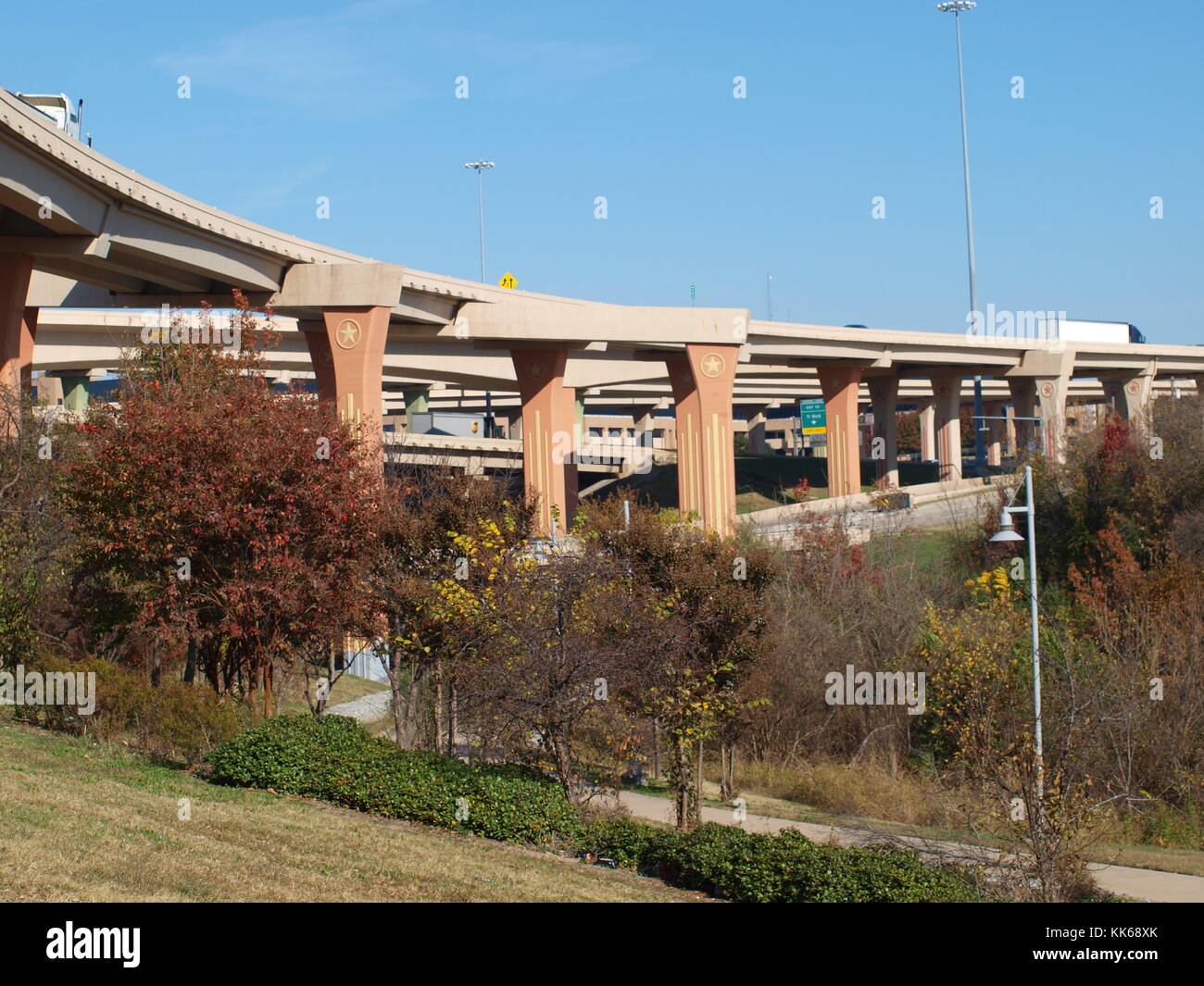 Unter der Hohen 5 auf der Cottonwood Trail-ol 6035803 Stockfoto