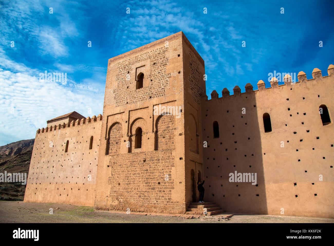 Moschee de tinmel an imlill Tal in Maroc Stockfoto