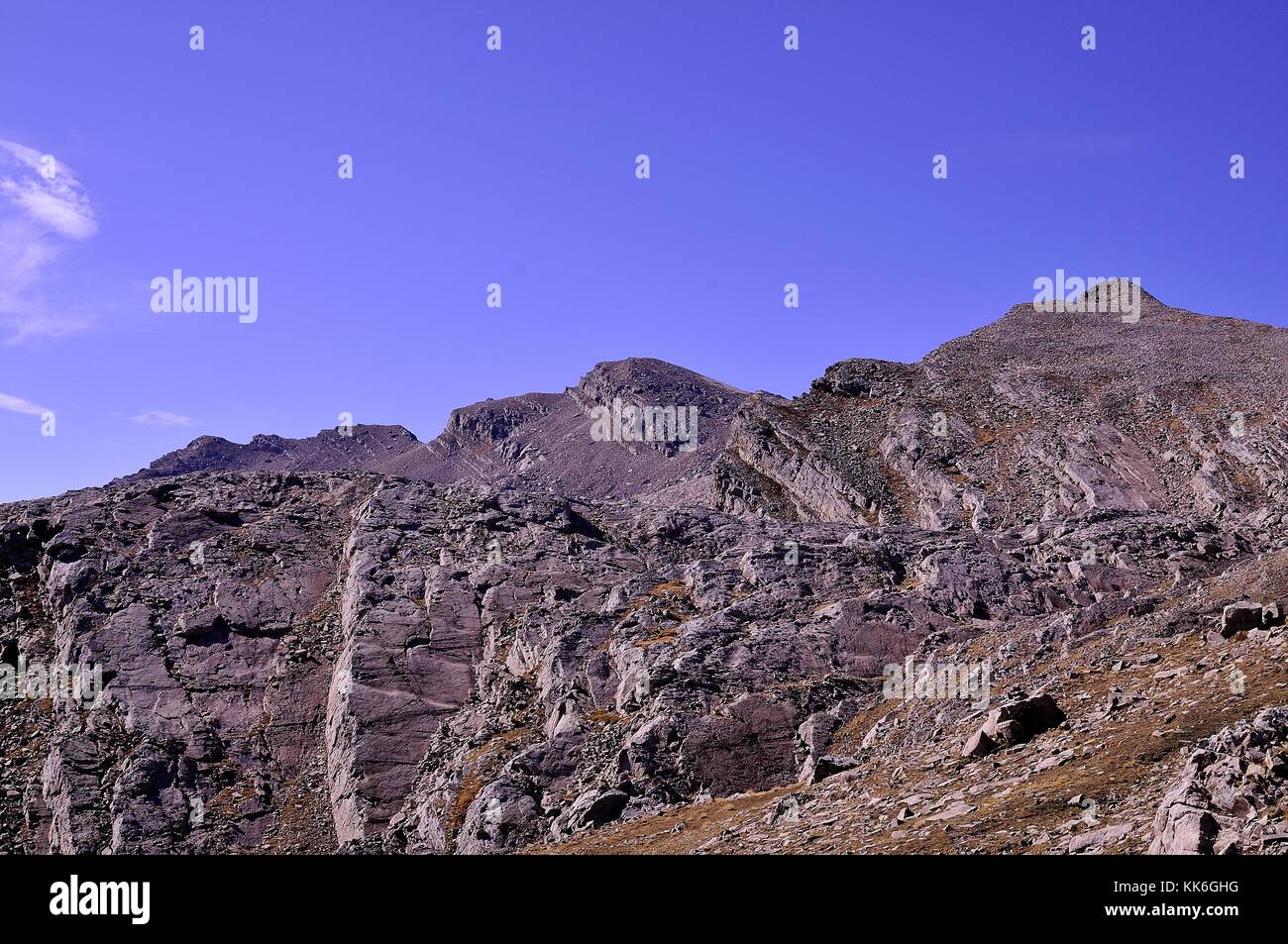 Paysage de montagne Stockfoto