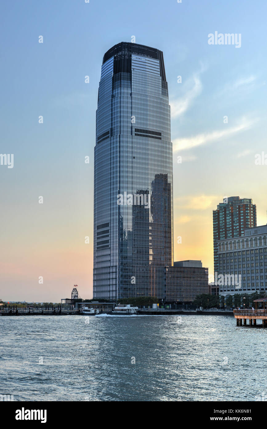 Goldman Sachs Turm, Jersey City, New Jersey. Stockfoto